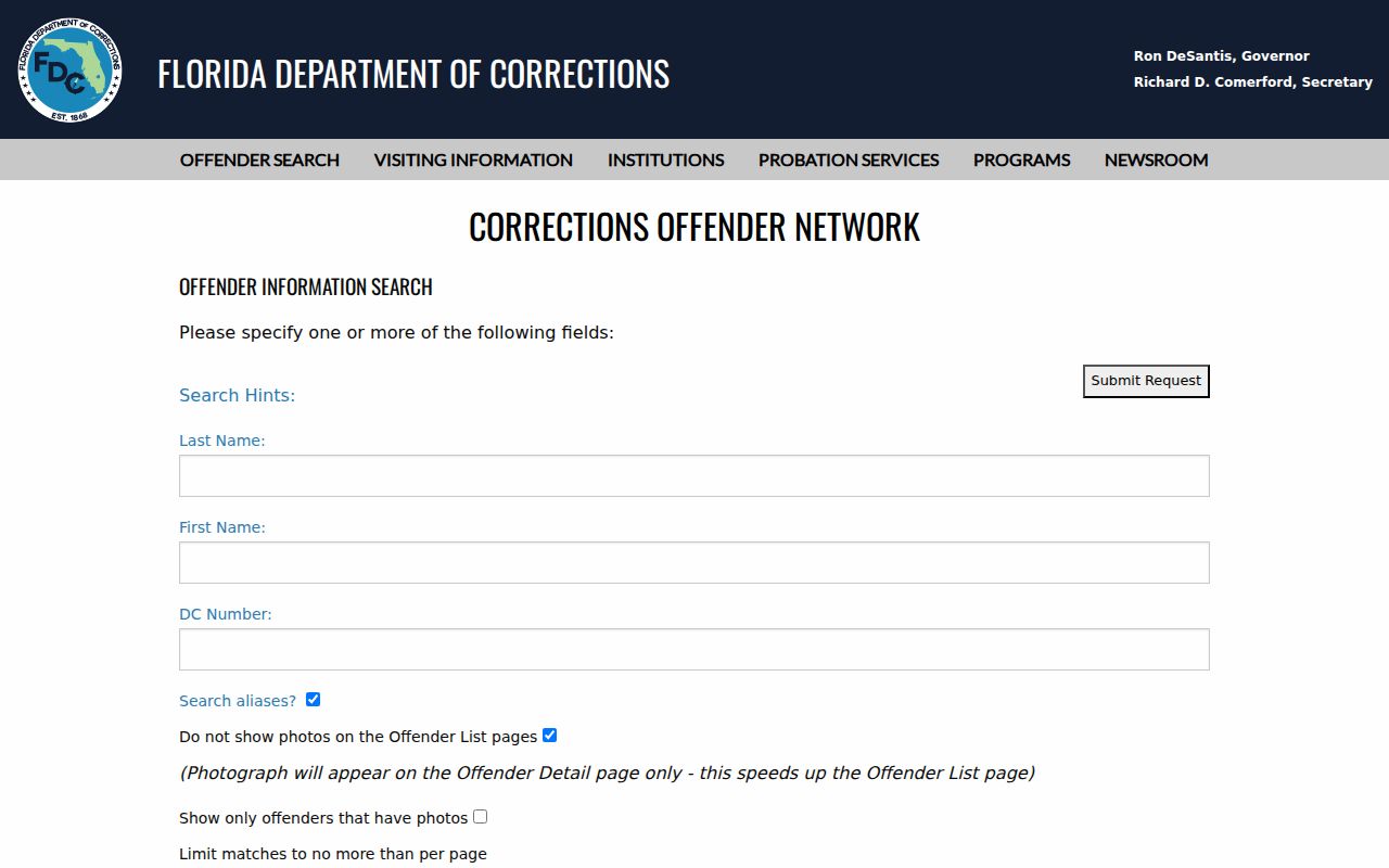 Deltona neighbors Florida corrections offender search