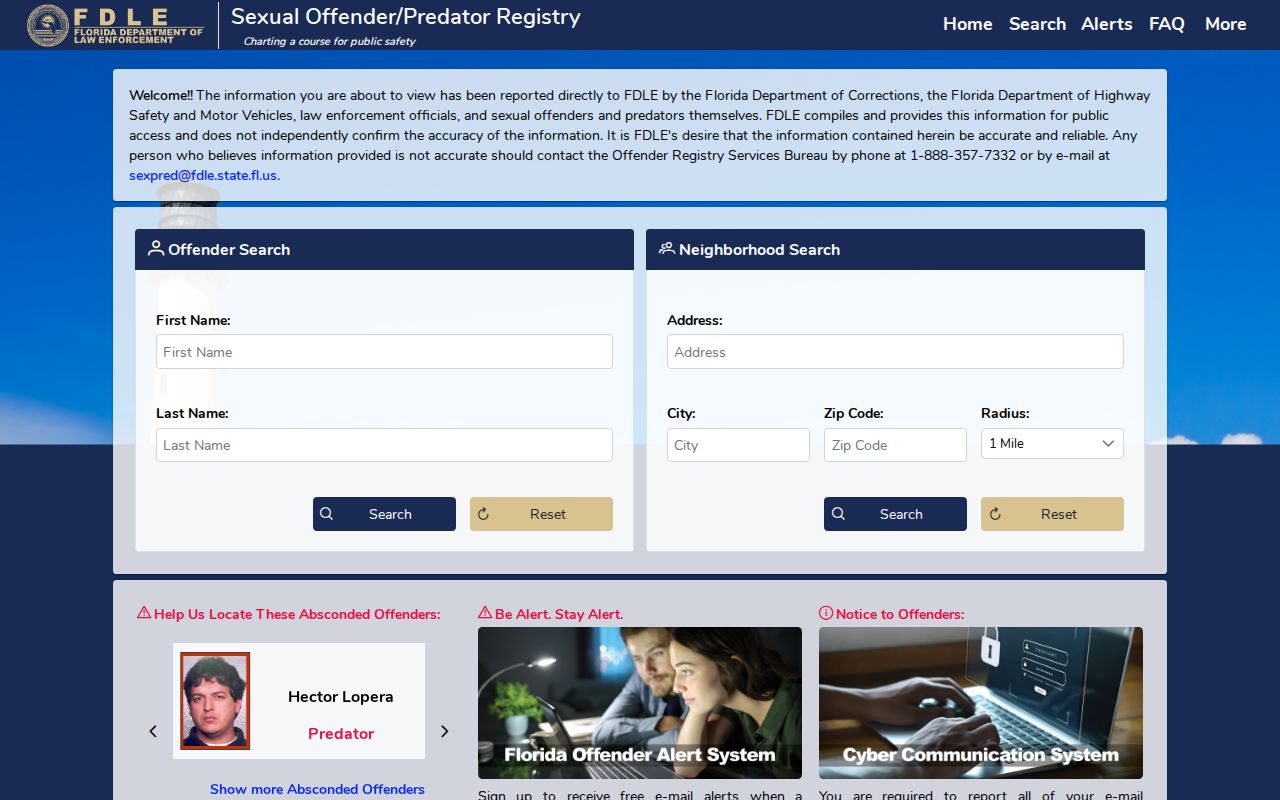 Deltona neighbors FDLE registry information