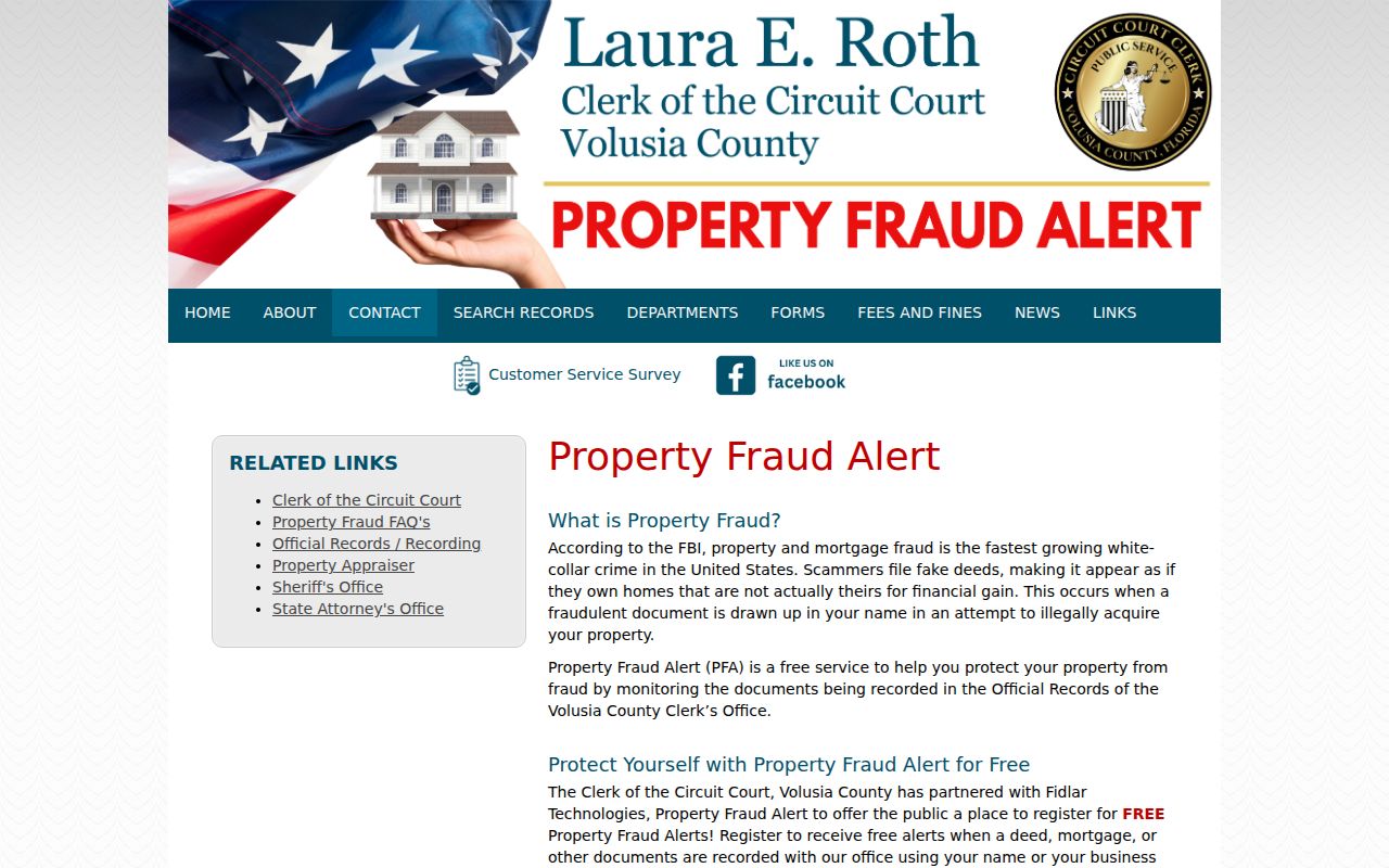 Deltona previous residents property fraud alert
