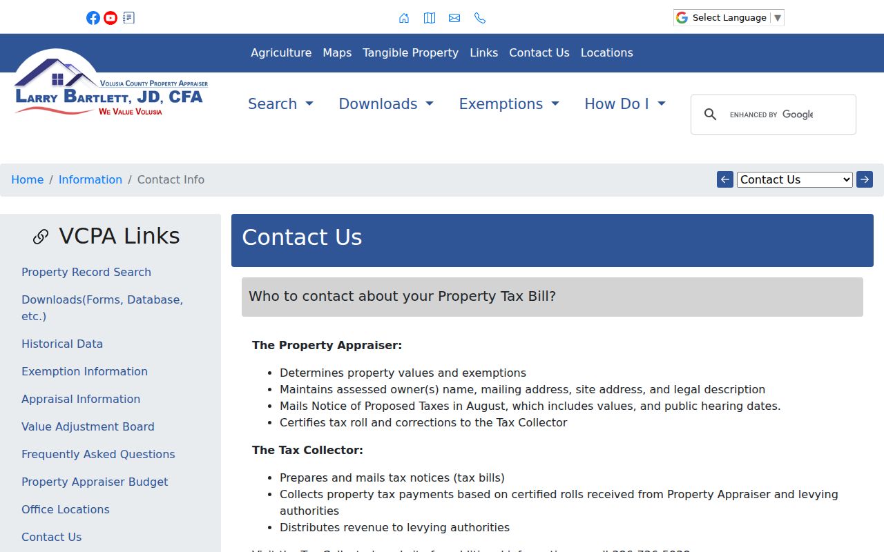 Deltona street directory property appraiser GIS contacts